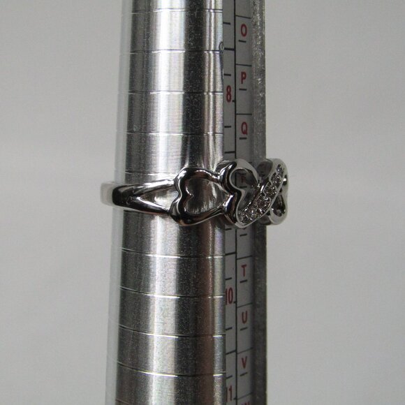 Cubic Zirconia | Stainless Steel | Ring | Size 9 | Women's | New - Picture 3 of 4